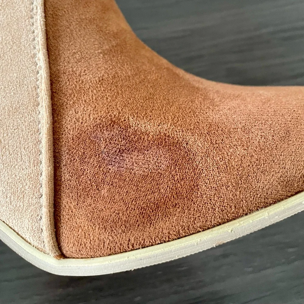 Chestnut Color Block Suede Boot - Picture 16 of 16